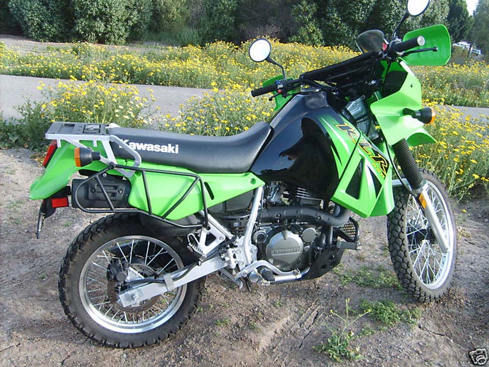 Kawasaki - KLR650 Side Luggage Racks/Rear Plasic Guards