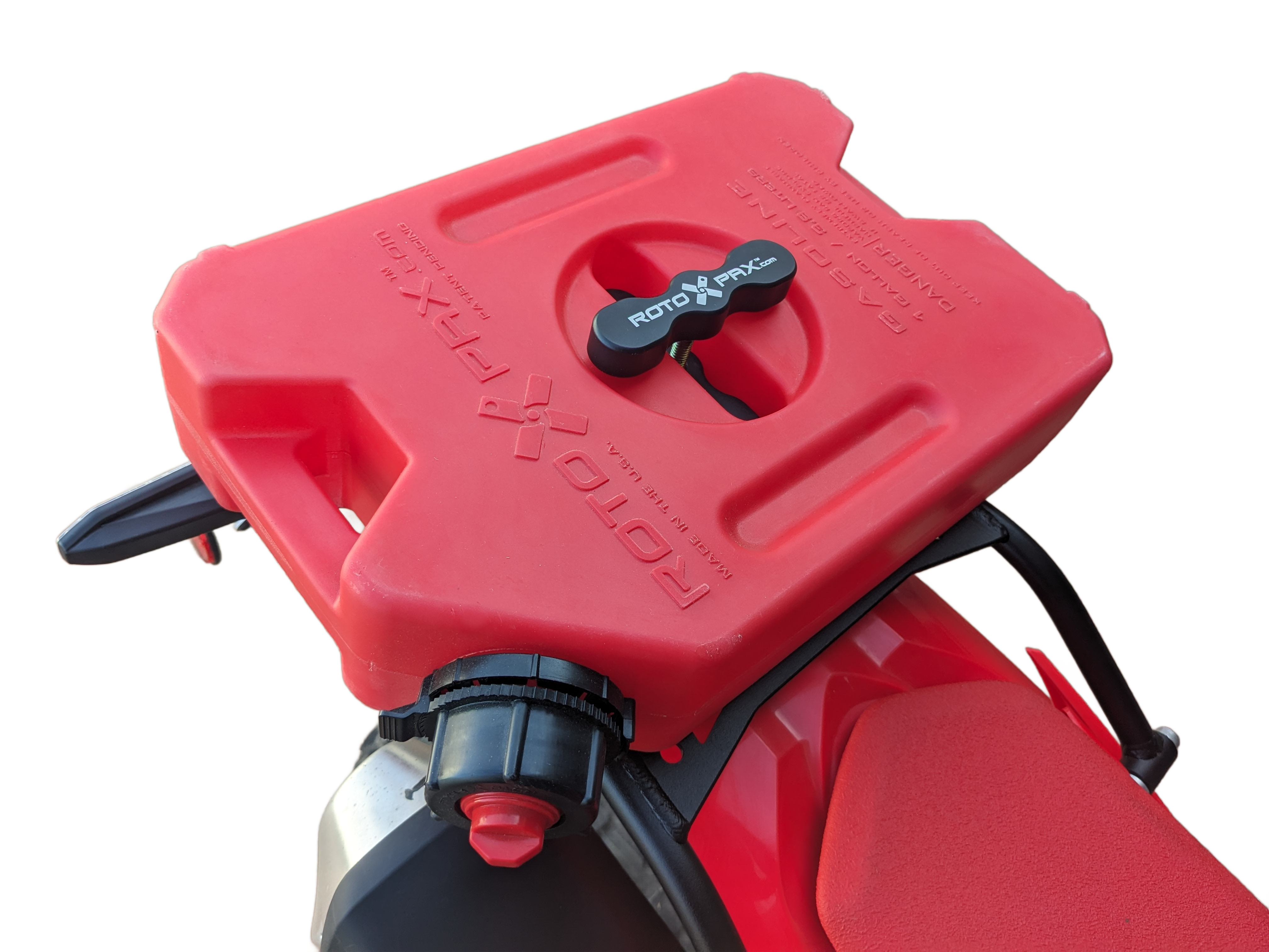 crf450l rear luggage rack rotopax horizontal