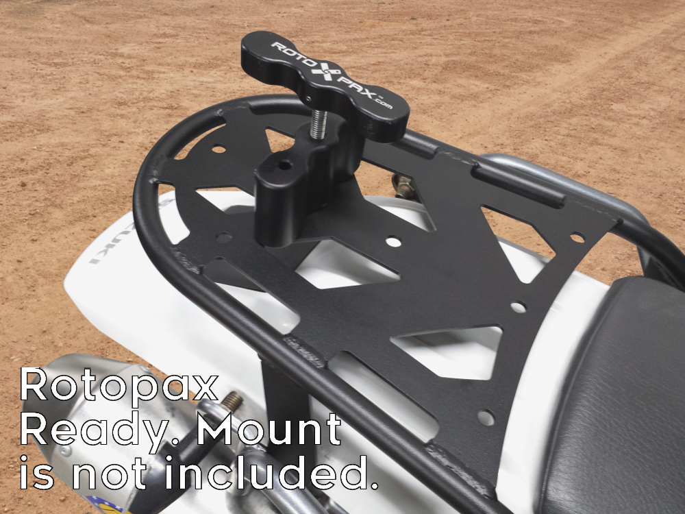 dr650 rear luggage rack rotopax mount