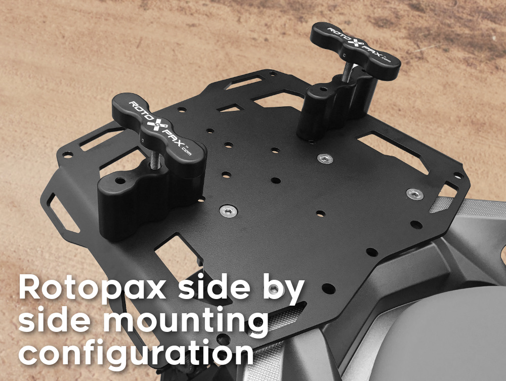 versys-x 300 rear luggage rack rotopax mount dual